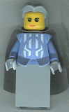 LEGO cas275 Knights Kingdom II - Queen with Light Bluish Gray Hair, Light Bluish Gray Cape (Chess Queen)