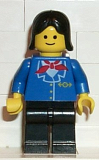 LEGO trn064 Railway Employee, Black Female Hair